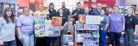  Spring Hill Police Department in partnership with Cardinal Glass, delivered much needed items for S